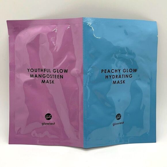 NWT GLOWIEST Youthful Glow and Peachy Glow Mask Duo - Picture 2 of 3